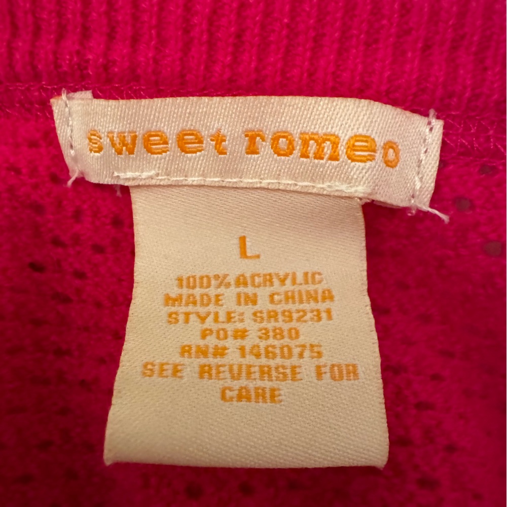 Pink Sweater Size Large - Picture 2 of 4